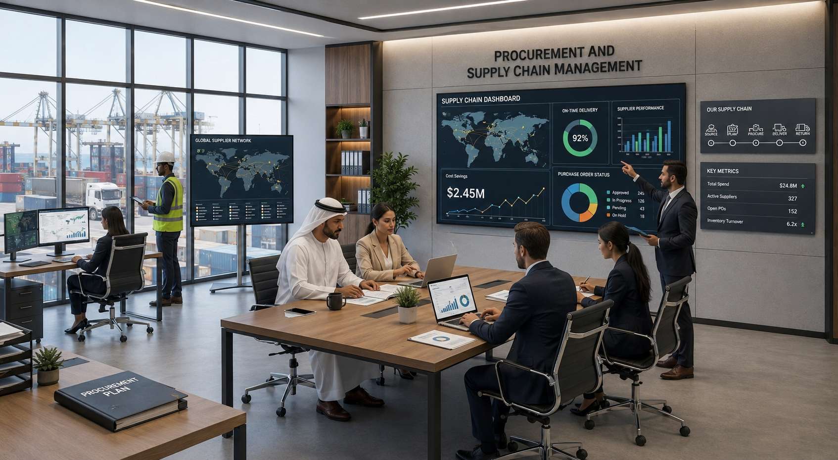 إدارة المشتريات وسلاسل الإمداد